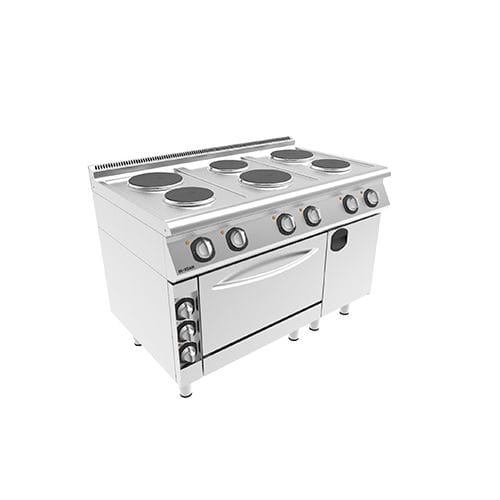 6 burner electric range commercial