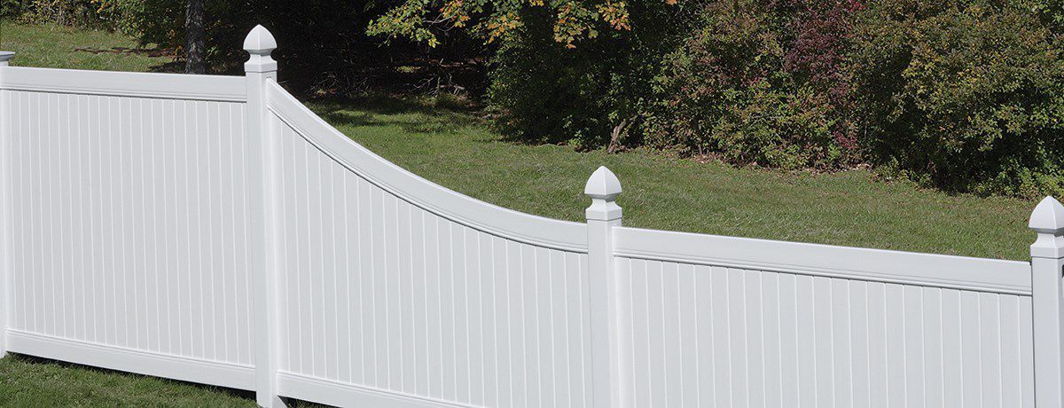 Fence with panels - LEXINGTON SWOOP - Certain Teed - metal / garden ...