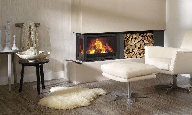 3 Sided Fireplace Insert Instyle Ea Dik Geurts Double Sided Corner Wood Burning