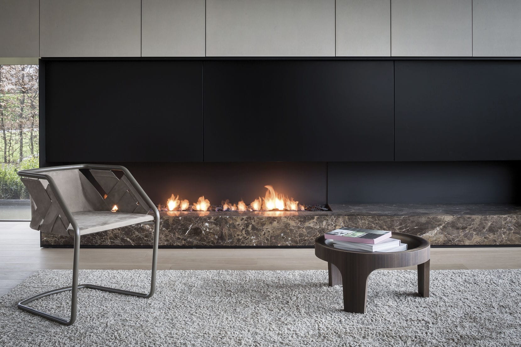 Metalfire Gas fireplace - URBAN GAS 20 - Metalfire Architectural fireplaces ...