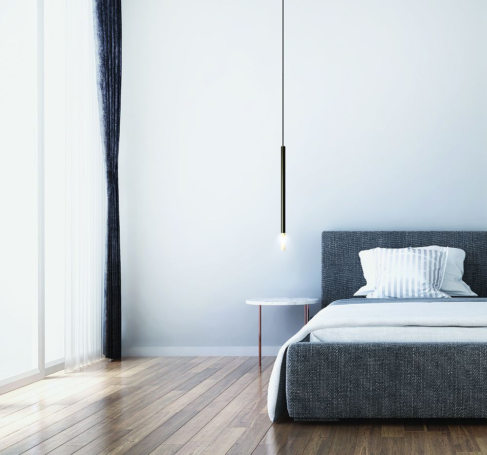 Pendant lamp - ZEN - GIBAS - steel / contemporary / corded