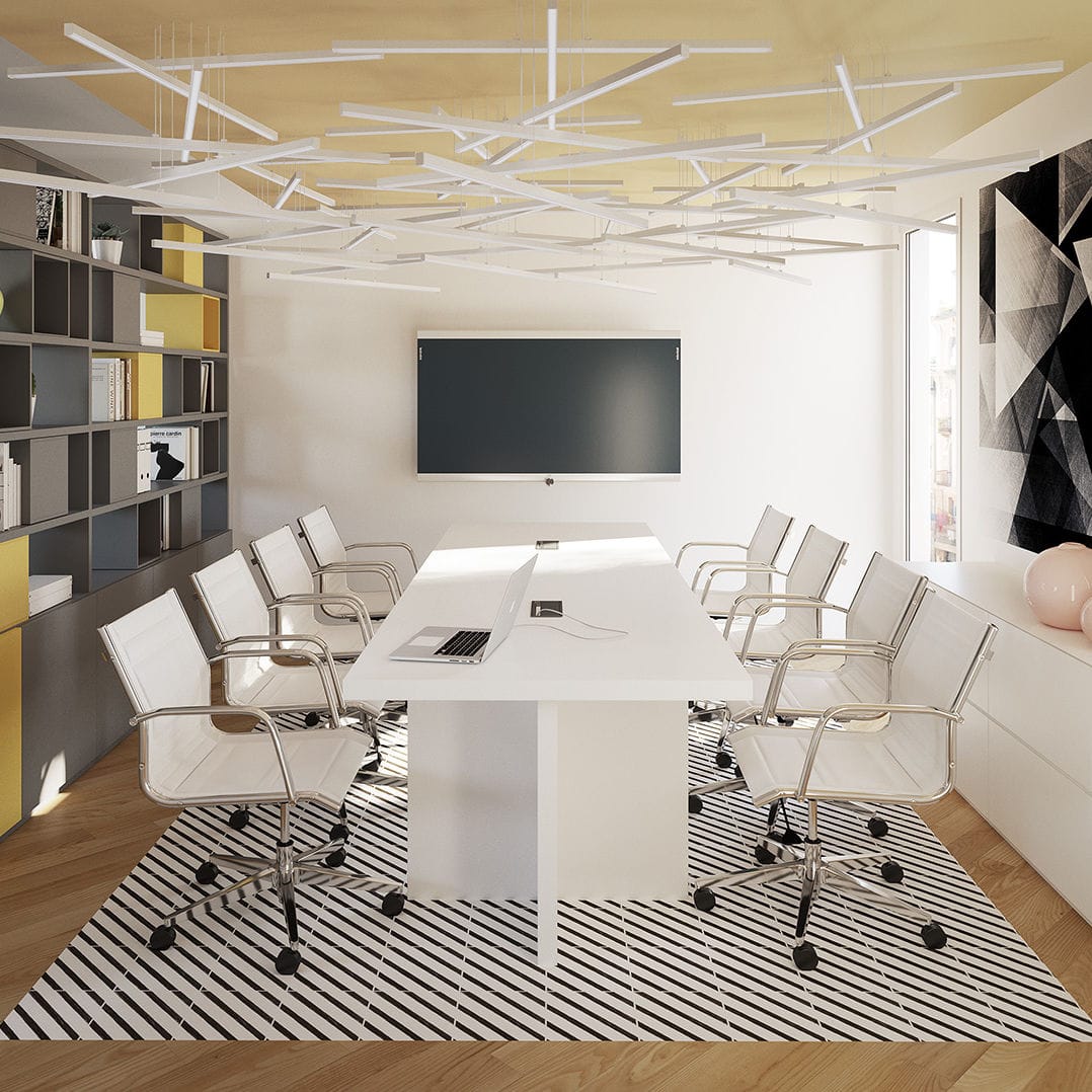 Contemporary boardroom table OF 50 GIESSEGI melamine