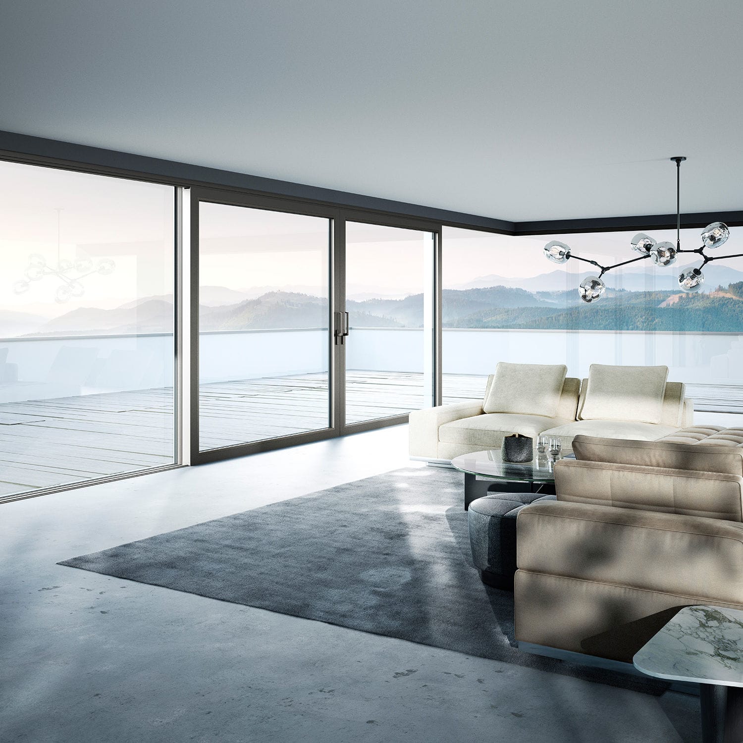 Sliding patio door heroal S 77 SL heroal aluminum / doubleglazed