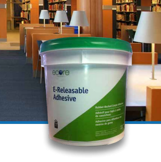 Carpet adhesive paste ERELEASABLE ECOsurfaces Recycled Rubber Flooring