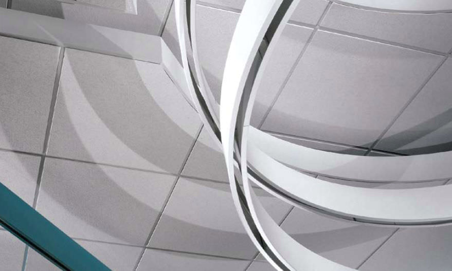 Mineral Fiber Suspended Ceiling Tile Decorative C2 Paired