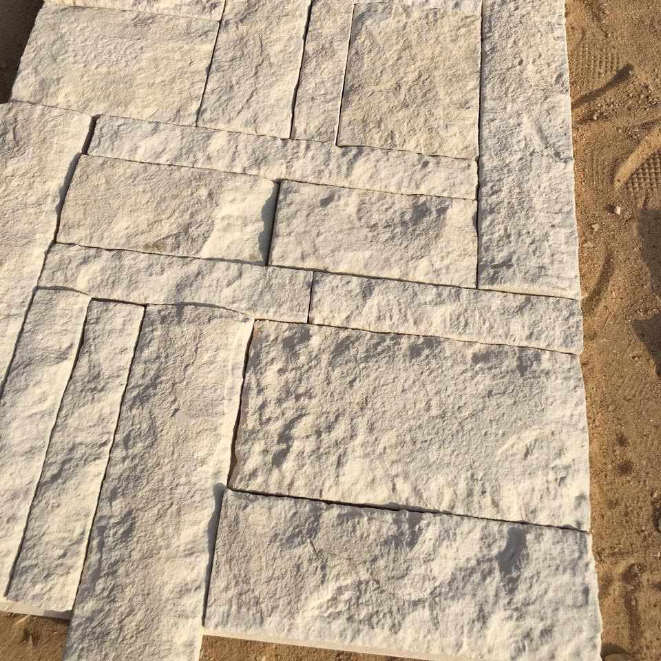 Limestone wall cladding JERICHO CREA STONE outdoor / sandblasted