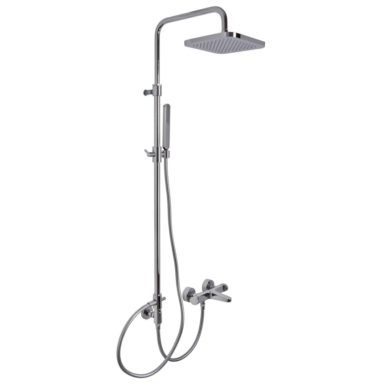 Wallmounted shower set F3934/2 Fima Carlo Frattini contemporary / with hand shower / with