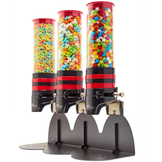 Countertop ice cream topping dispenser DCT31L (RED) IDM Ltd