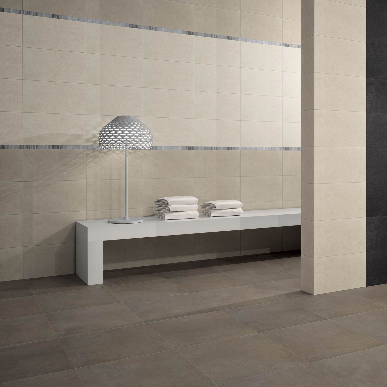 Indoor Tile Talm Taupe Novoceram Sas Wall Floor Porcelain Stoneware