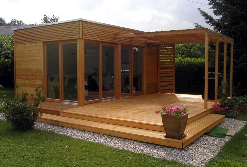 Modular House Individual Contemporary Solid Wood Modeko