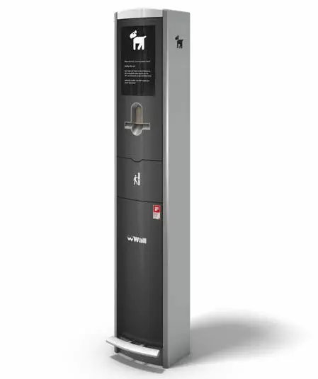 wall mounted dog poop bag dispenser