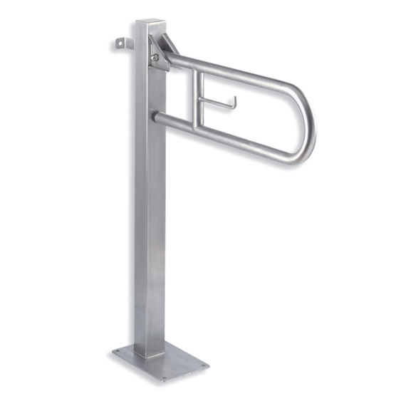 Stainless Steel Grab Bar U Shaped Wall Mounted Floor Mounted
