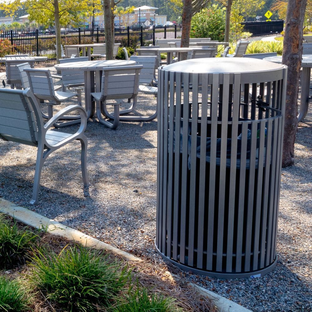 Public trash can - CHANDLER™ - Madrax/Thomas Steele - powder