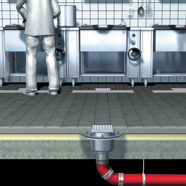floor drain kitchen