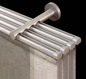 Manual Curtain Track Wall Mounted For Panel Curtains Nippo