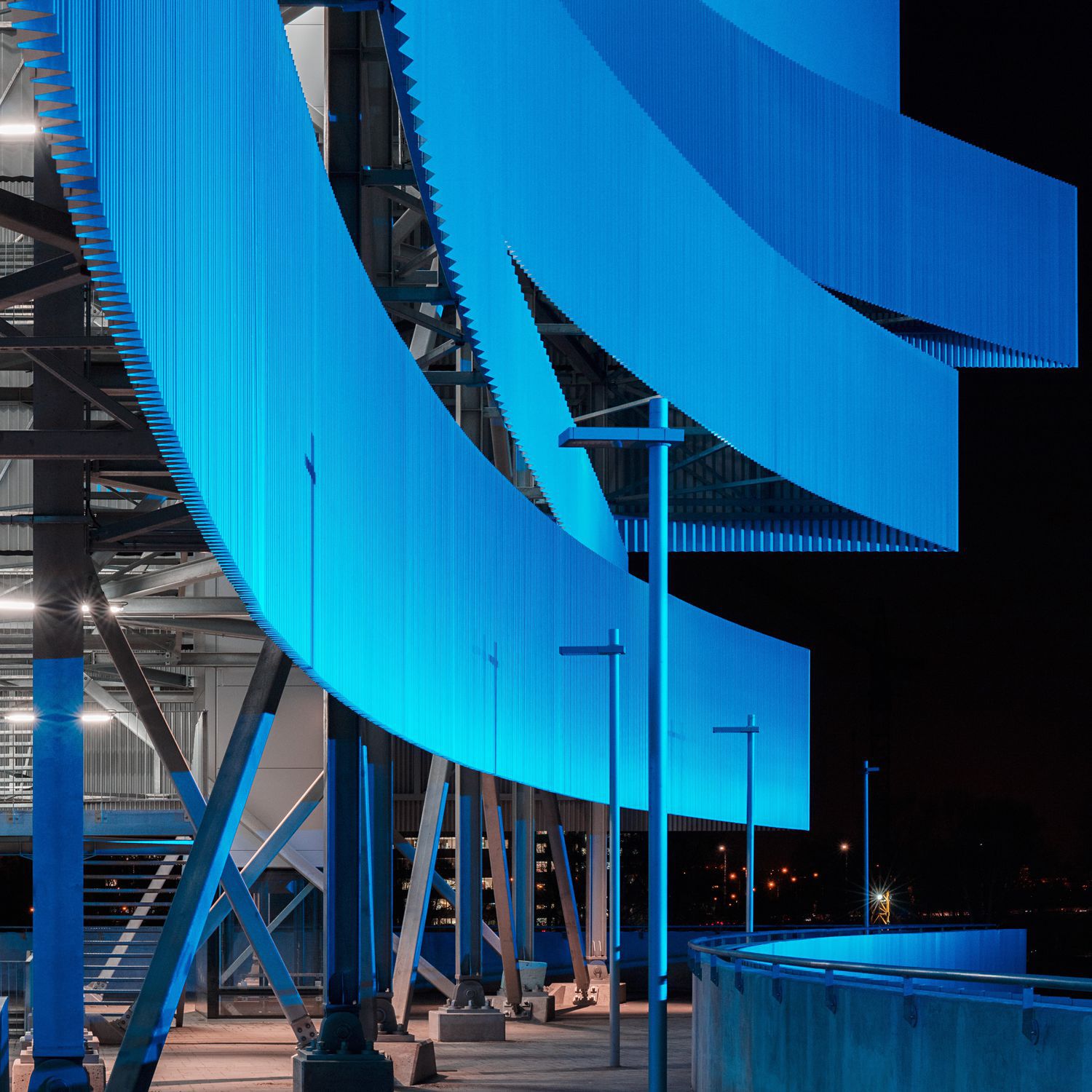 Prefabricated panel curtain wall THE BASE BACKING WALL Trimo