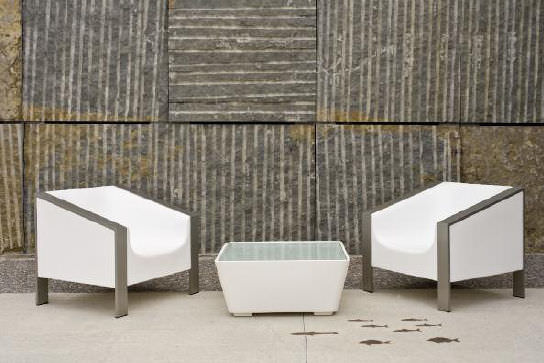 Contemporary Coffee Table Cube Calma Tempered Glass Rotomolded Polyethylene - Coffee Table Cube Frame Contemporary Coffee Table Cube Calma Tempered Glass Rotomolded Polyethylene - Coffee Table Cube Frame
