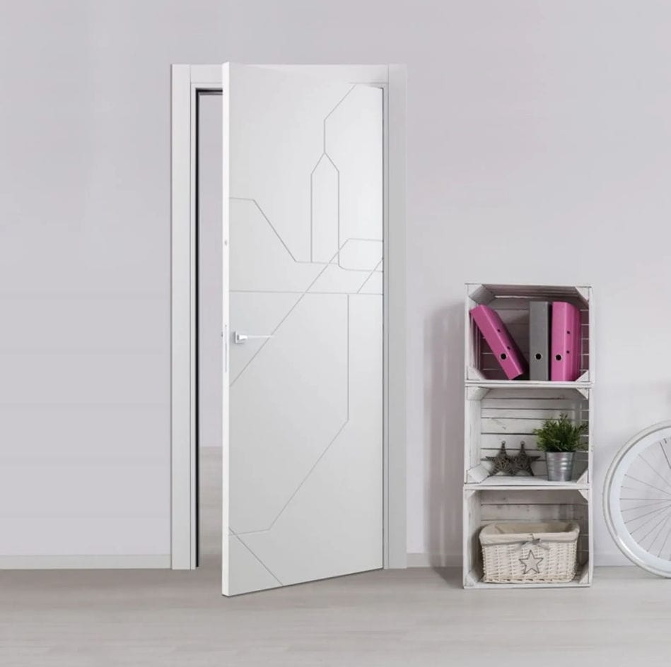 Interior door - MetroMap - Bertolotto Porte - wooden / swing / contemporary