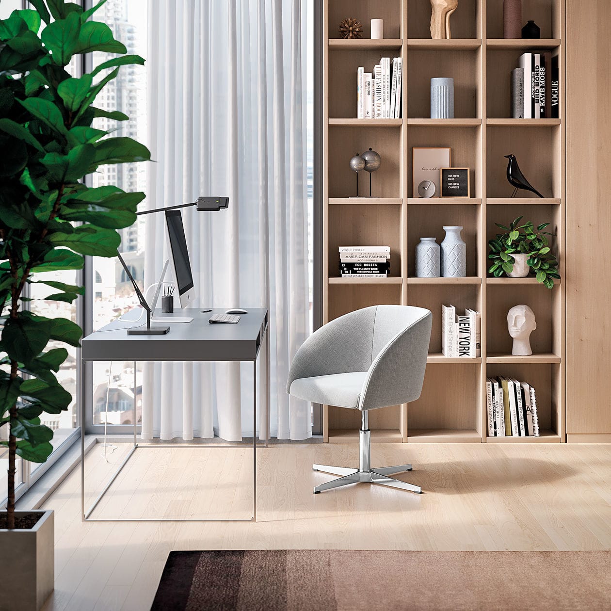 Contemporary visitor chair - VENTUNO - Aresline - indoor / fabric ...