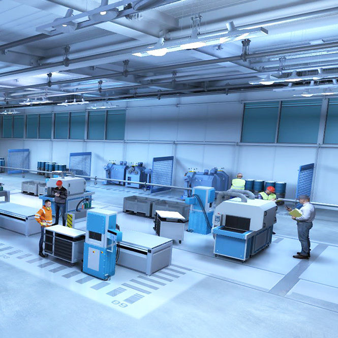 2D/3D object library - FACTORY 02 - PLUS - DOSCH DESIGN