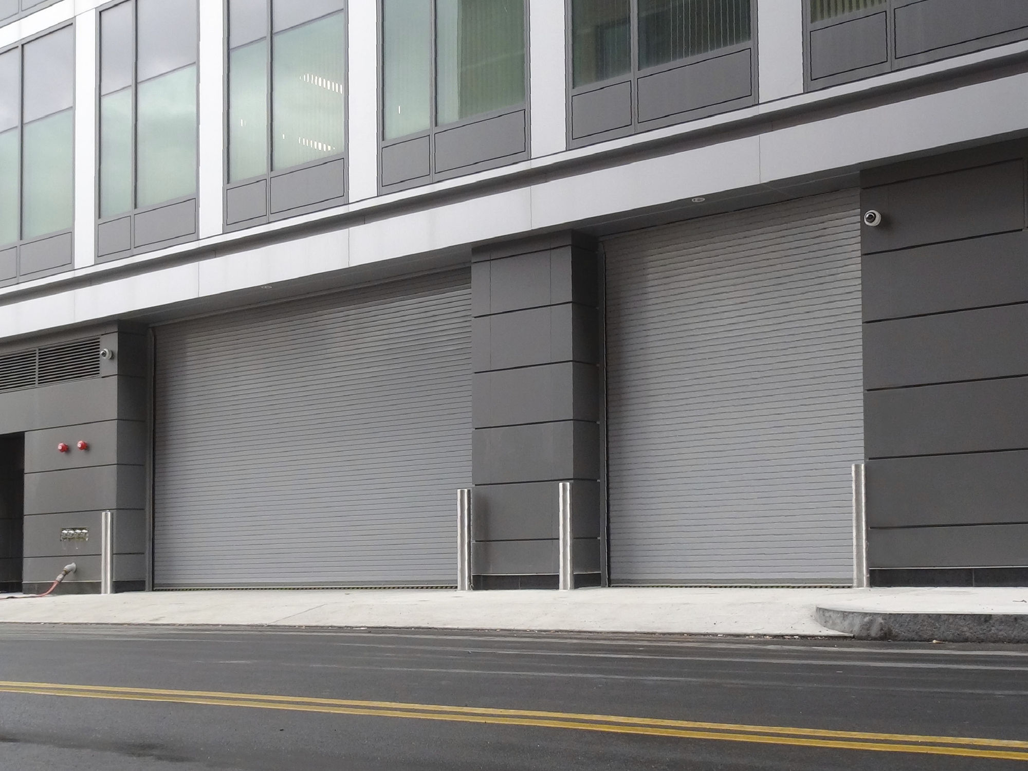 Roll Up Industrial Door Galvanized Steel Stainless Steel