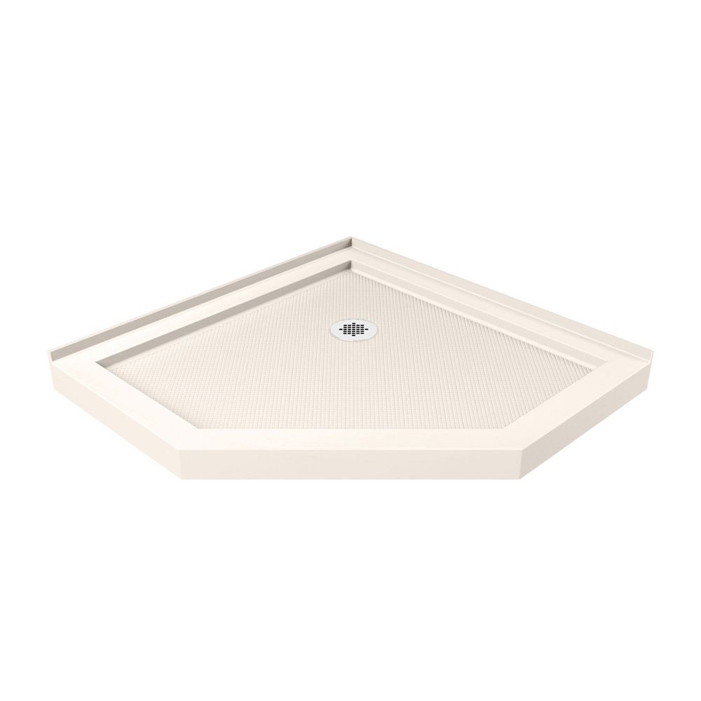 Corner shower base DLT203636022 DreamLine recessed / fiberglass