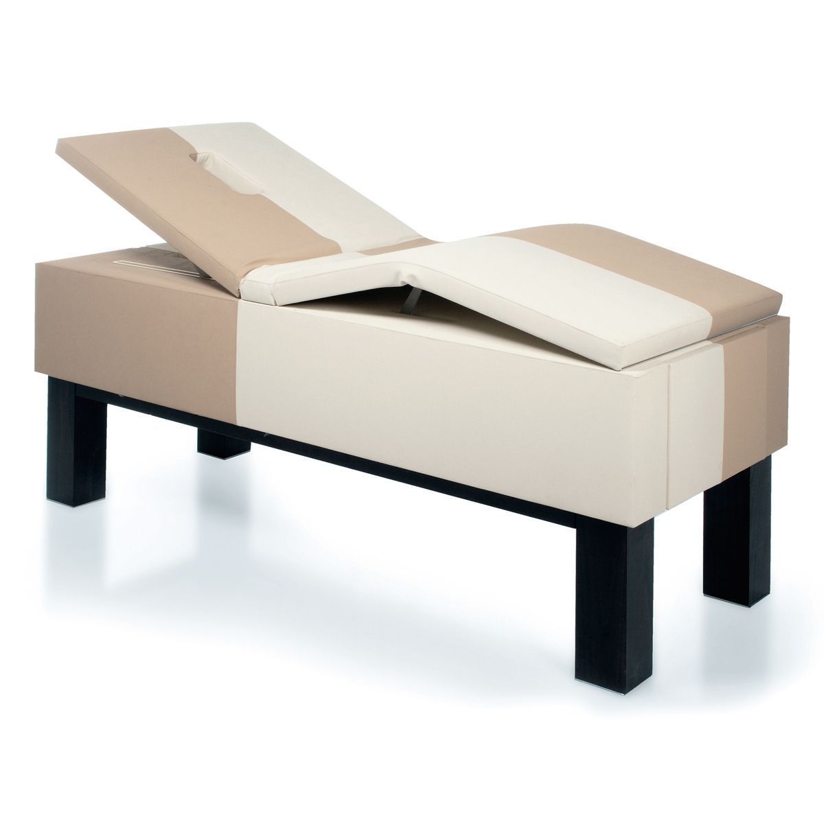 Hydraulic Massage Table With Storage Compartment Wooden