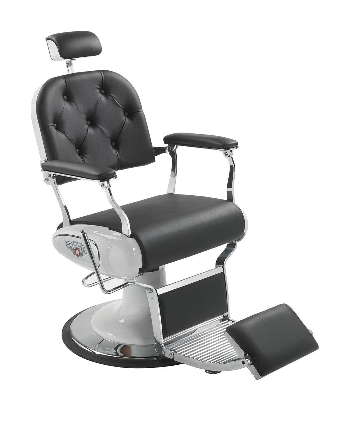 Synthetic leather barber chair ELVIS FLIP Beauty Star with