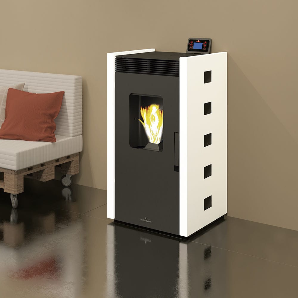 Pellet heating stove ZOE Bronpi Calefacción, S.L. 8 kW / 9 kW
