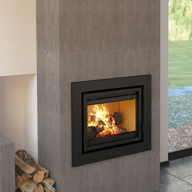 Wood Burning Fireplace Insert Florida Bronpi Calefaccion S L