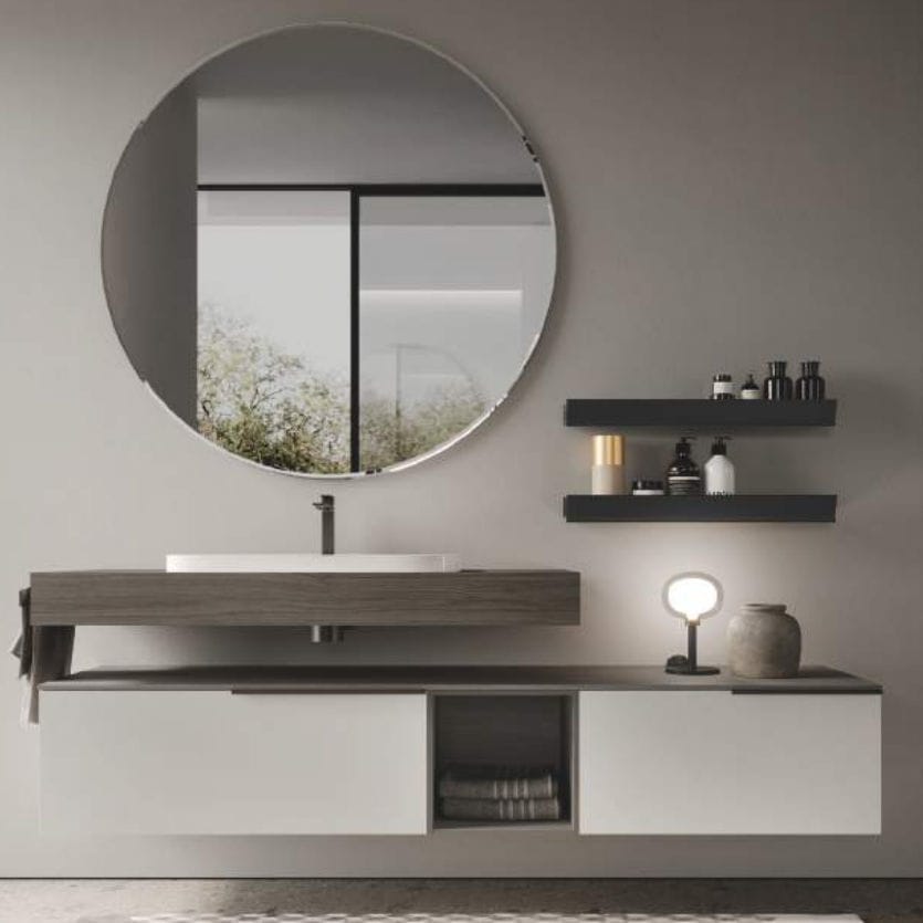 Bathroom base MY TIME 04 IDEAGROUP wallmounted