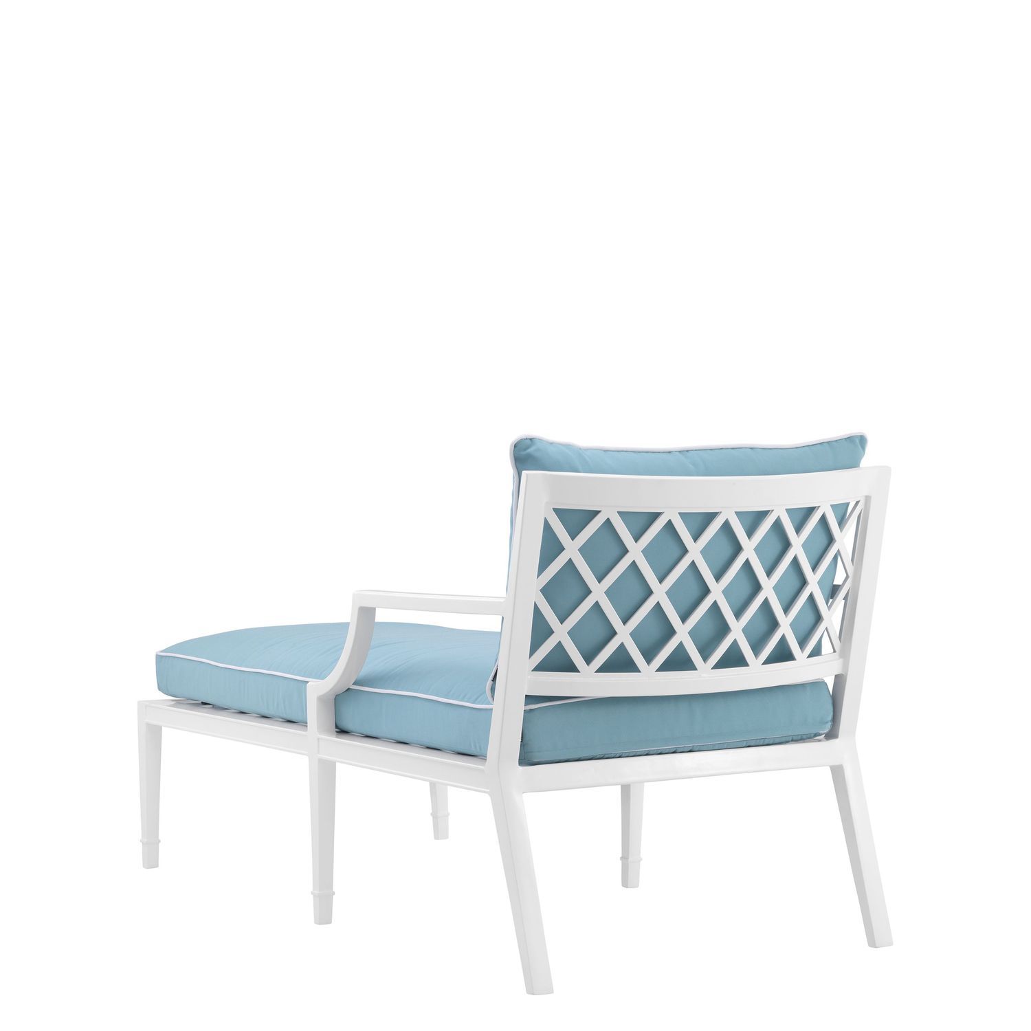 Contemporary Chaise Longue Fabric Outdoor Waterproof Vista Contemporary Chaise Longue Fabric