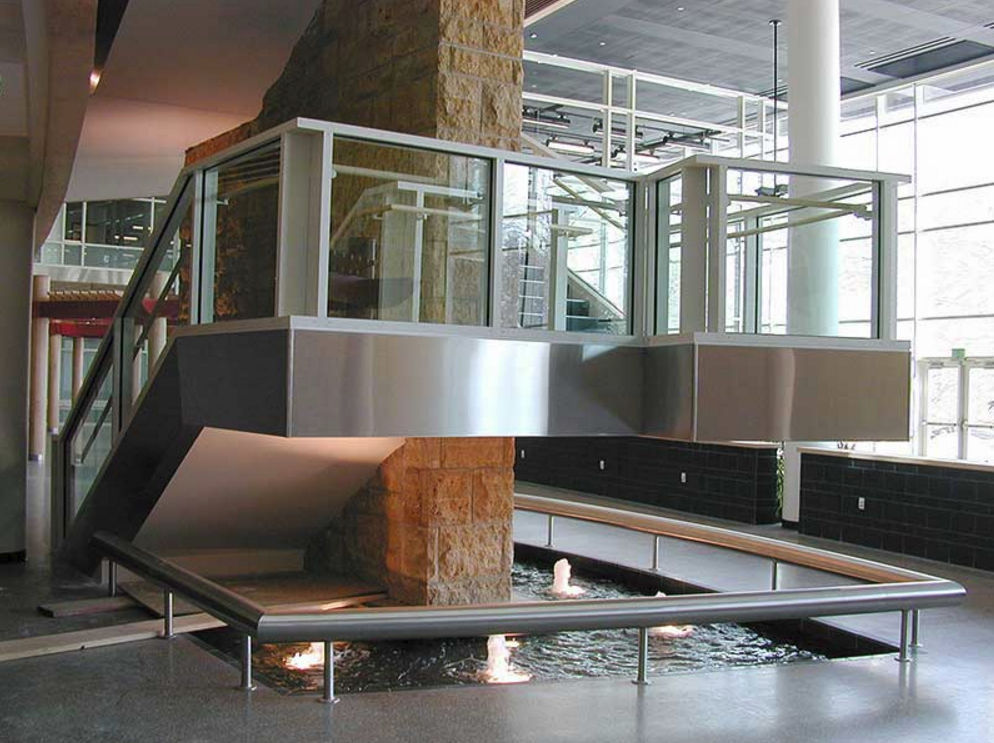 Aluminum Railing Glass Panel Indoor For Stairs 26603