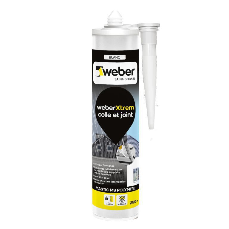 Elastic sealant WEBERXTREM er Industries leakproofing