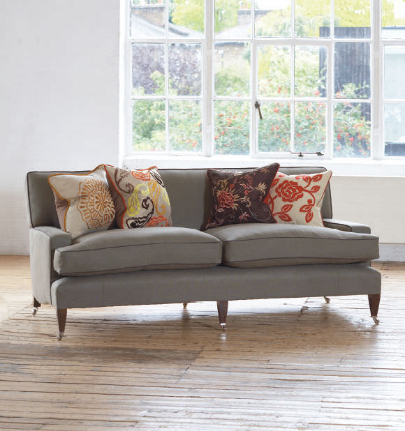 Traditional Sofa Fabric 2 Person Multi Color Houdan Sofa Fabric 2 Person Multi Color