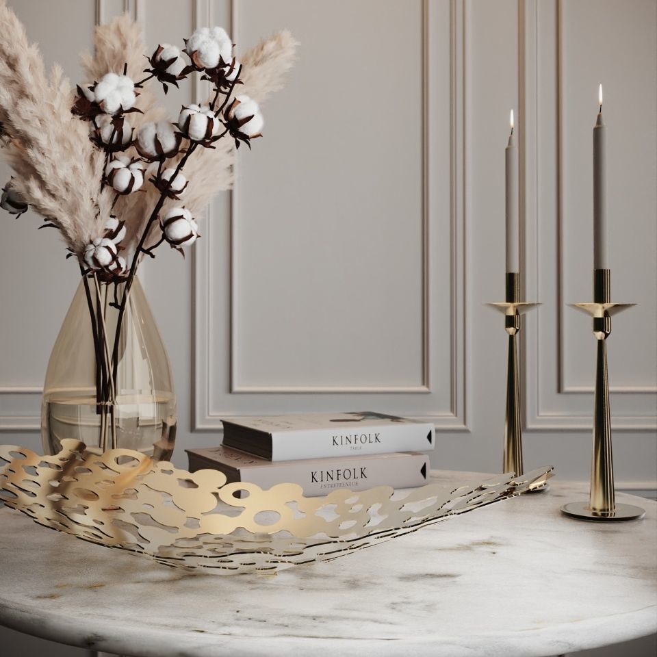 Brass candle holder SPIKE Ccastro Lighting commercial