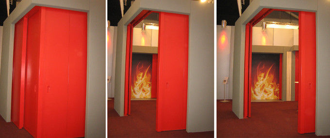 Sliding Industrial Door Acrylic Fire Rated For Public