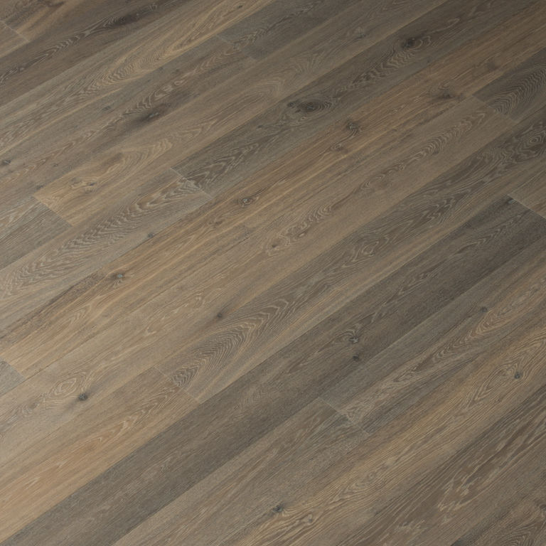 Engineered parquet floor - SINCERE - Hakwood - chevron / brushed / glued