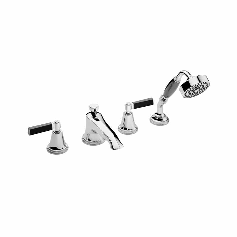 Doublehandle bathtub mixer tap V6K48MBCP Samuel Heath & Sons