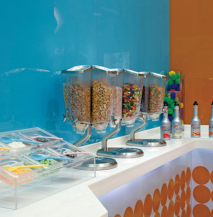 Countertop Ice Cream Topping Dispenser For Bar For Hospitals