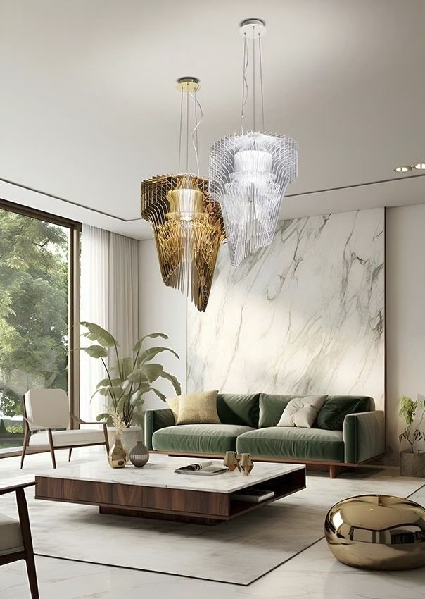 未使用品■SLAMP■リリベット■ペンダントランプ■クリスタル■ Pendant lamp - ARIA - Slamp - polycarbonate / Lentiflex
