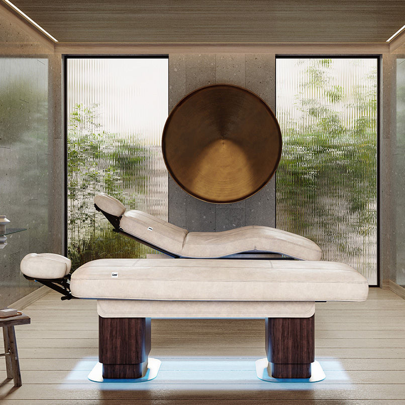 Electric massage table MILANO Lemi BEAUTY & SPA wooden / metal