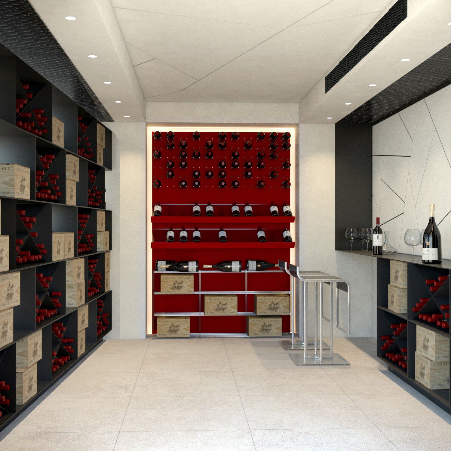 Built-in wine rack - ESIGO 2 BOX WHM3 - ESIGO