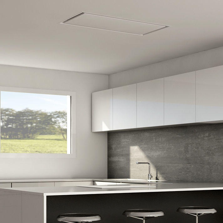 Ceilingmounted range hood TR10 Slim Frecan ducted / lownoise