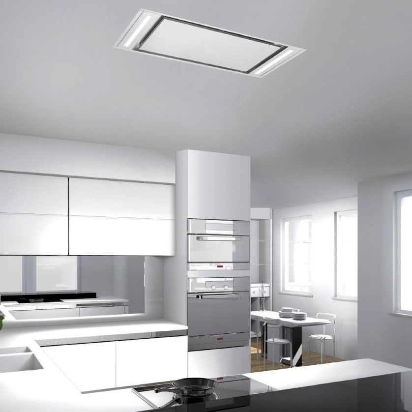 Ceilingmounted range hood Nitro 2xR700 Frecan ducted / with builtin lighting / lownoise