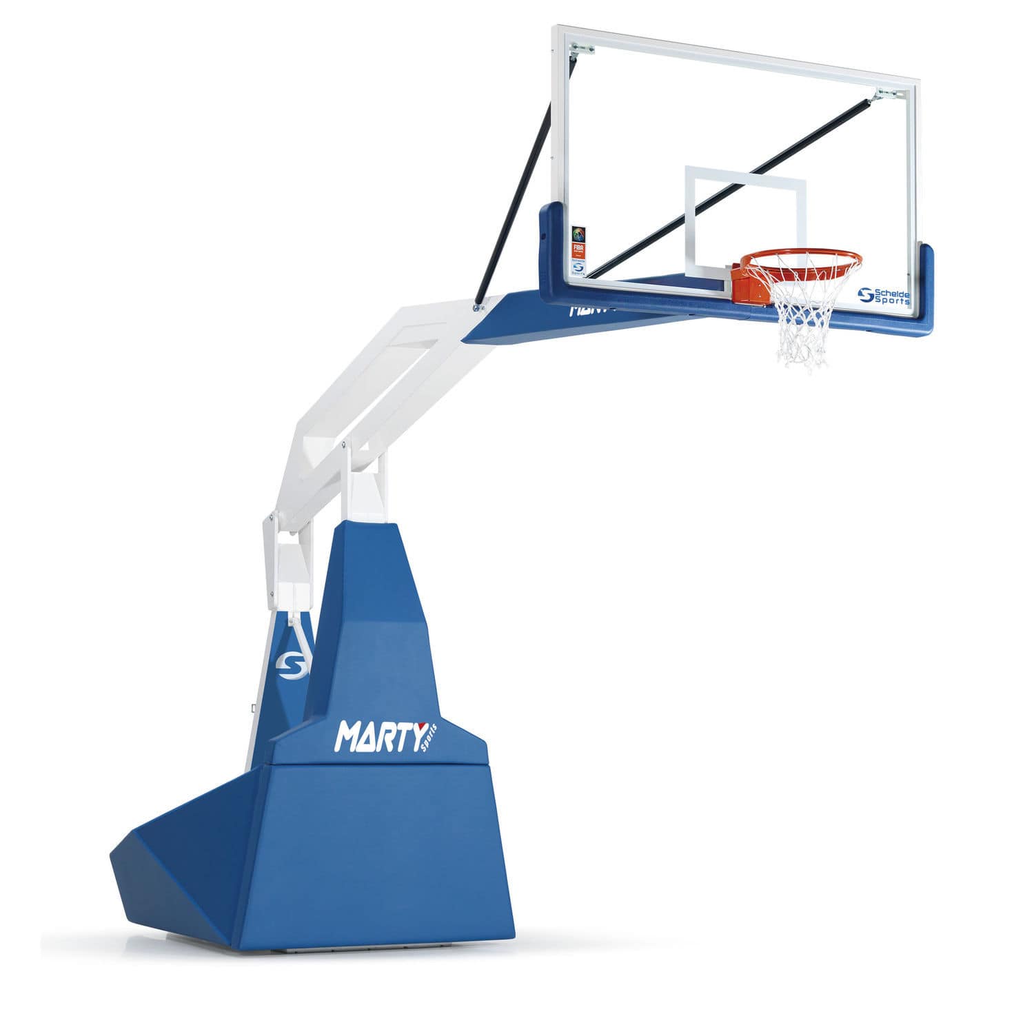 Fixed basketball hoop SUPER SAM 325 PRO MARTY SPORT