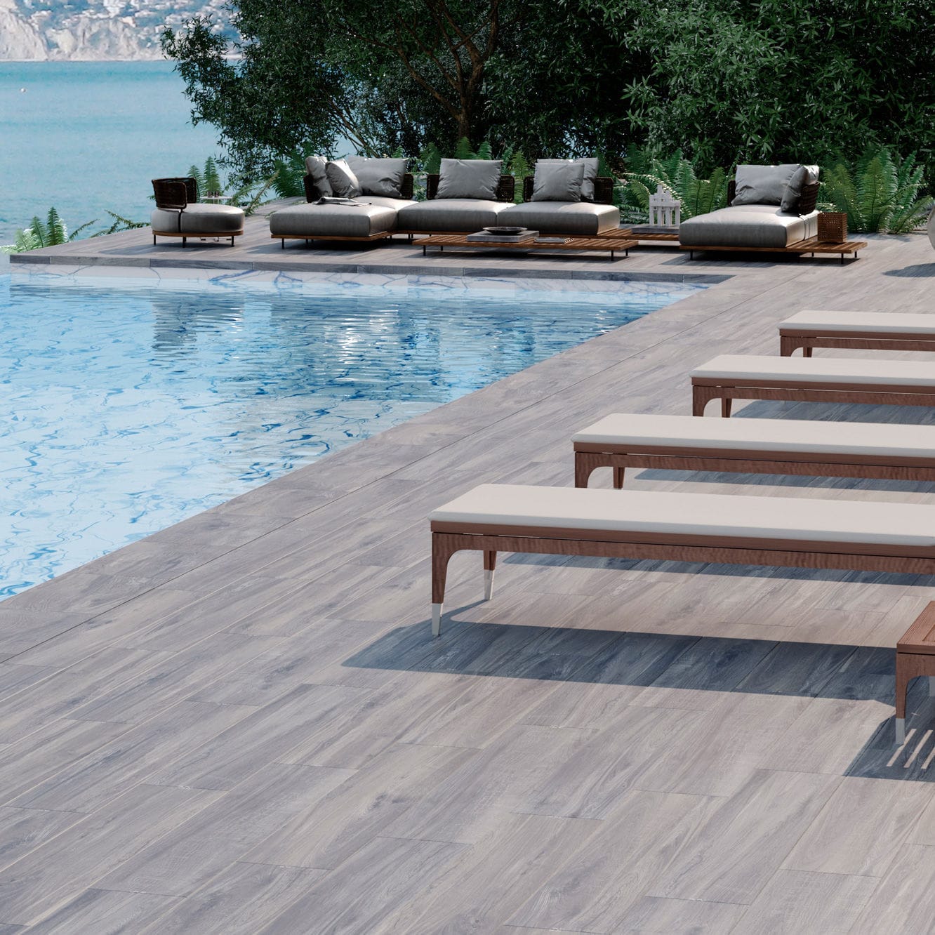 Outdoor tile OCEANIC Gresmanc pool / wall / floor