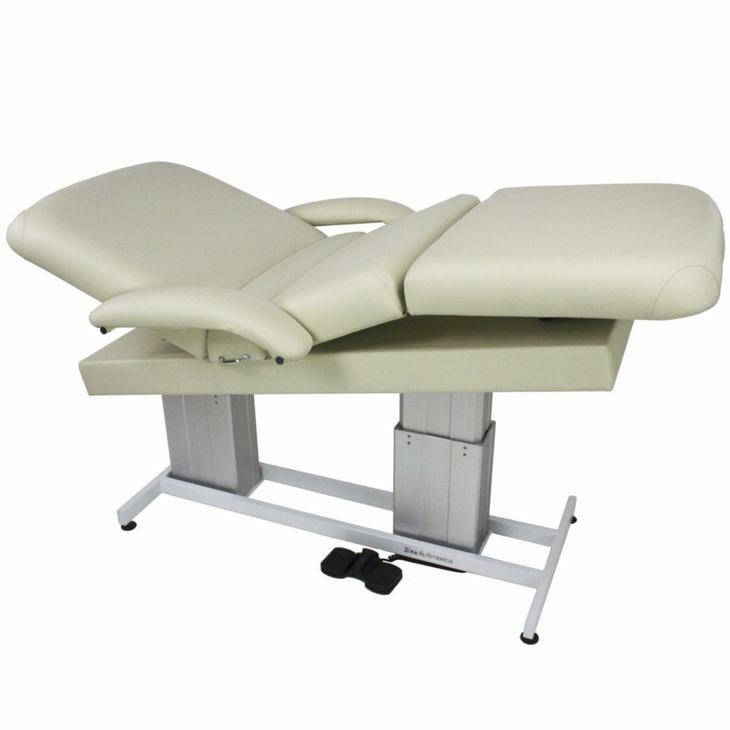 Electric massage table - ATLAS - Touch America - metal / polyurethane