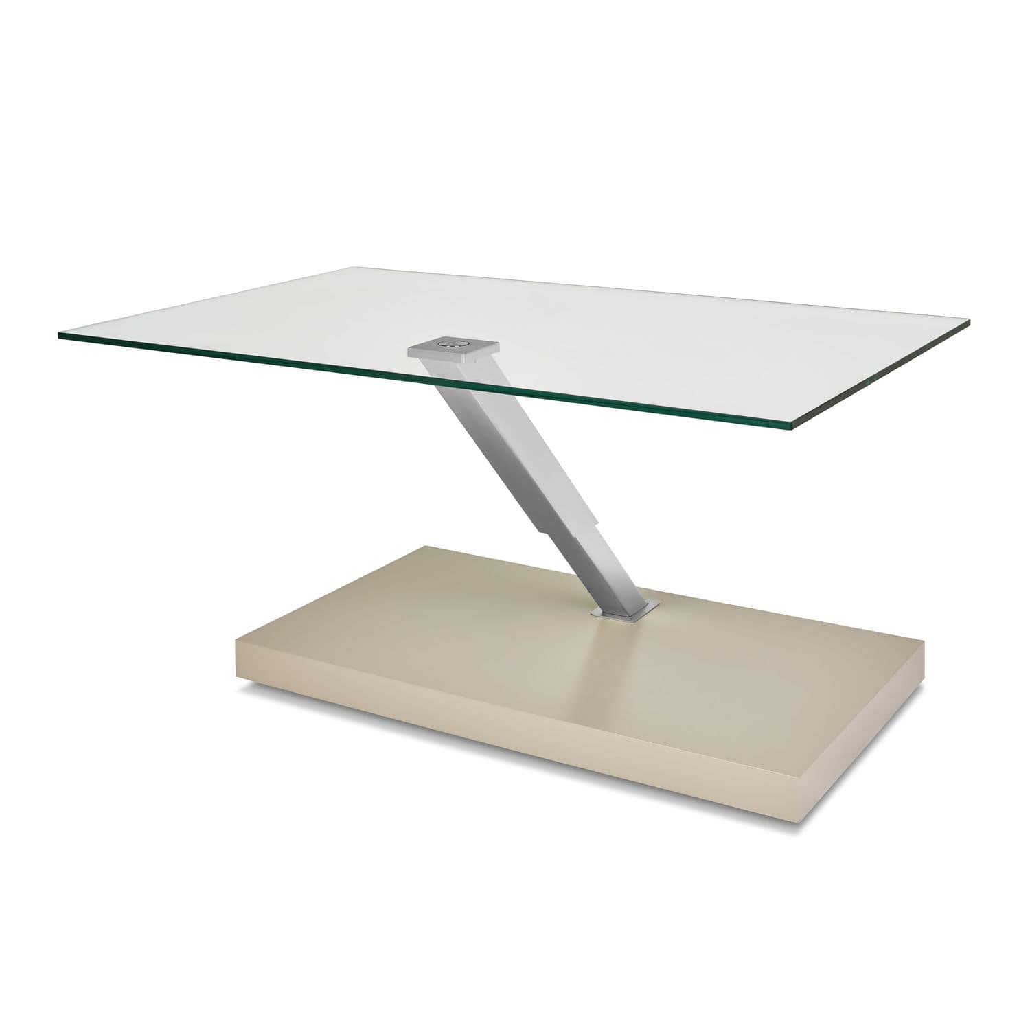 Contemporary coffee table K492 IXUS Ronald Schmitt Design solid wood / lacquered MDF / glass