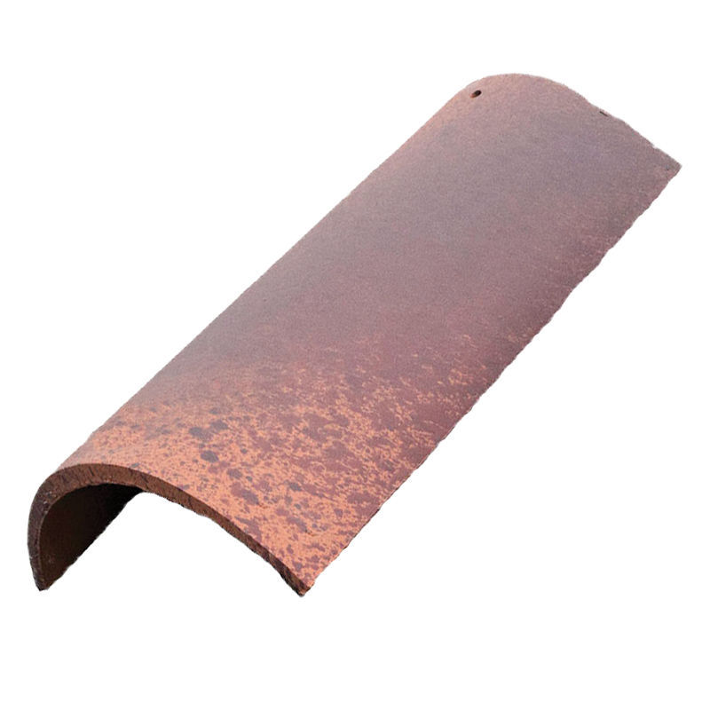 Ludowici Reclaimed Circular Cover Barrel Mission Ridge & Hip Roofing Tile Ludowici Reclaimed Circular Cover Barrel Mission Ridge & Hip Roofing Tile